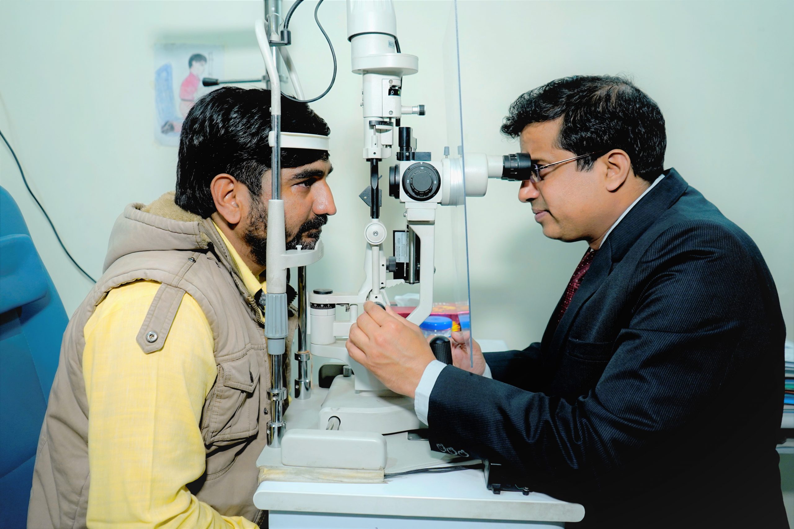 Dr. Deepak Goyal with Patient